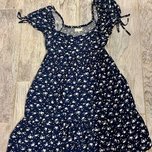 Aeropostale Navy Floral Mini Dress